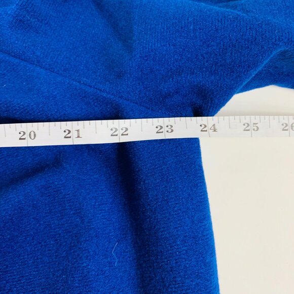 Appel Southwestern Blue Robe Petite Size M Retro Style Embroidered VTG Bathrobe - Picture 9 of 14